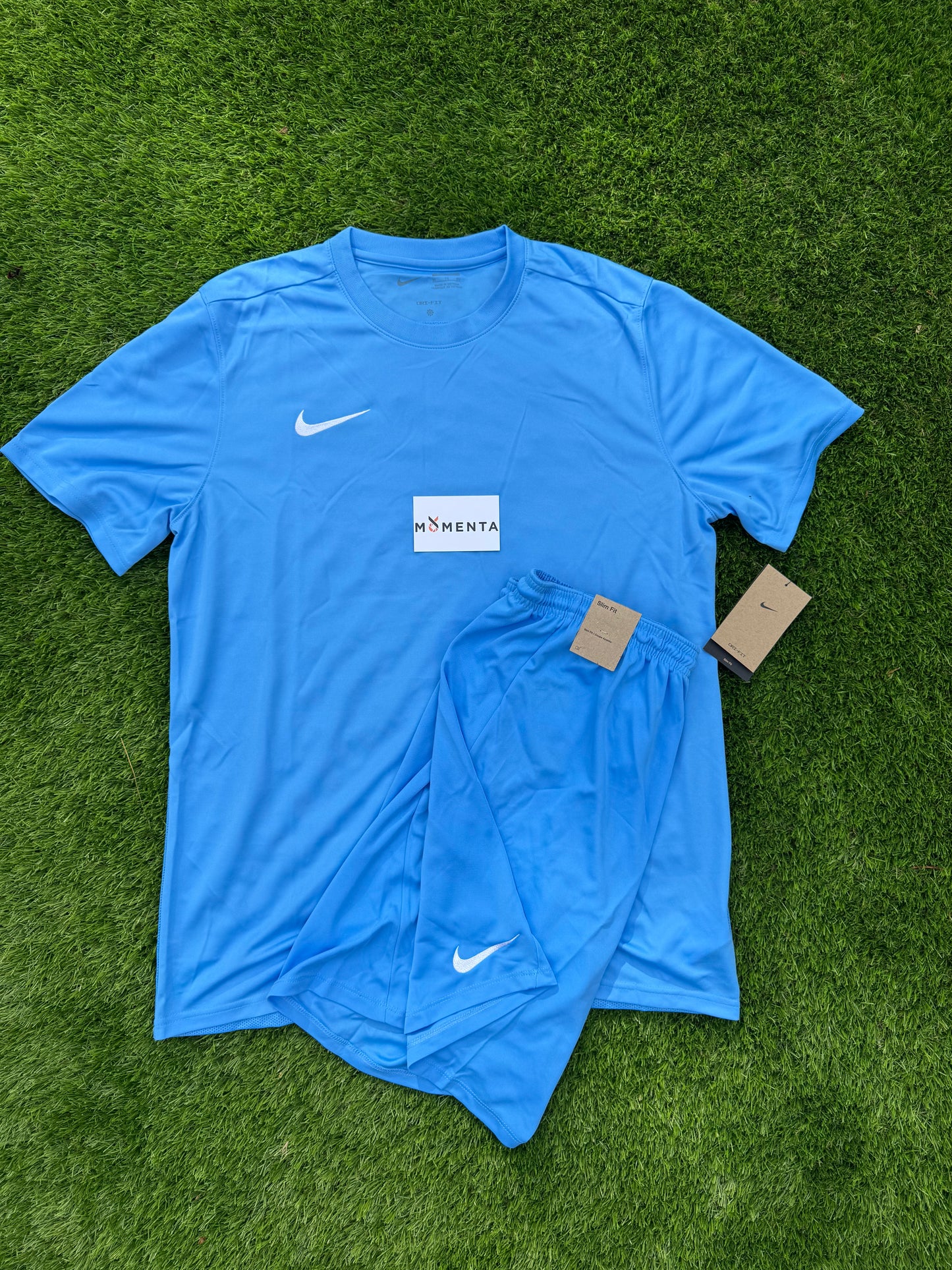 Nike Dri Fit Academy Football University Blue Slim Fit Set