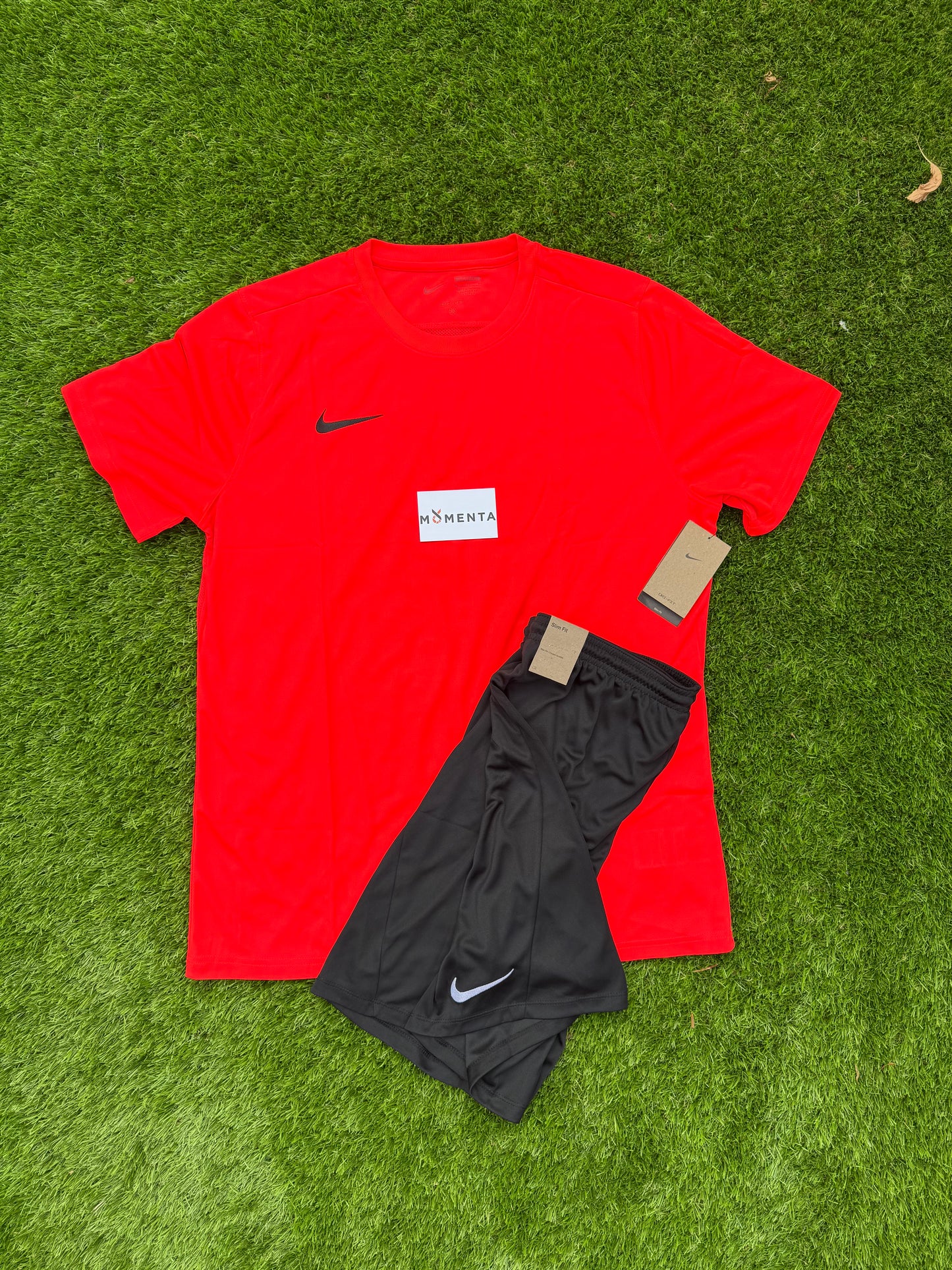 Nike Dri Fit Academy Football Bright Crimson Slim Fit Set